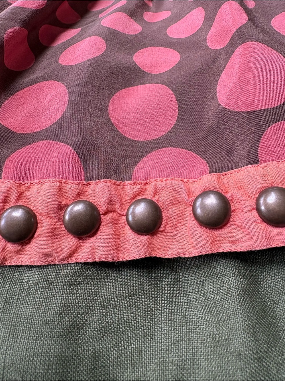 Plenty Anthropologie Silk Polka Dot Dress - Picture 4 of 5